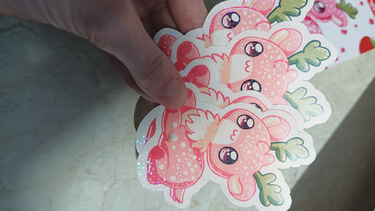 Erdbeerelchi Glitzer Die Cut