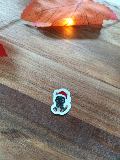 Drachen Lebkuchen Weihnacht Sticker