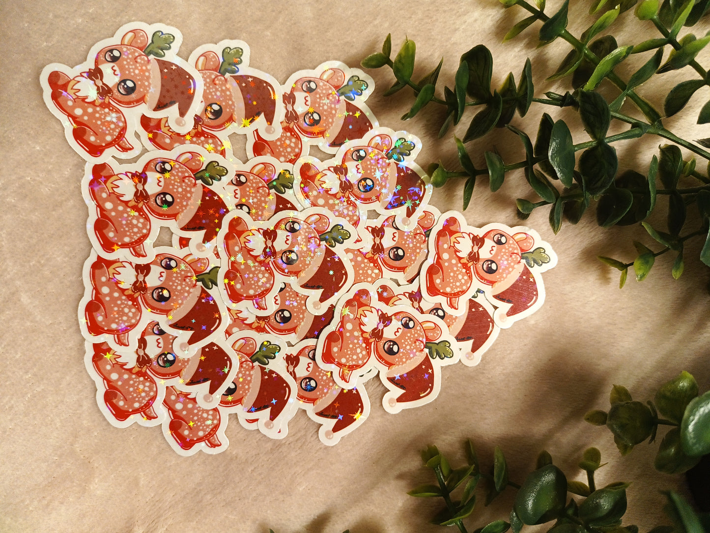 Erdbeerelchi Glitzer Die Cut