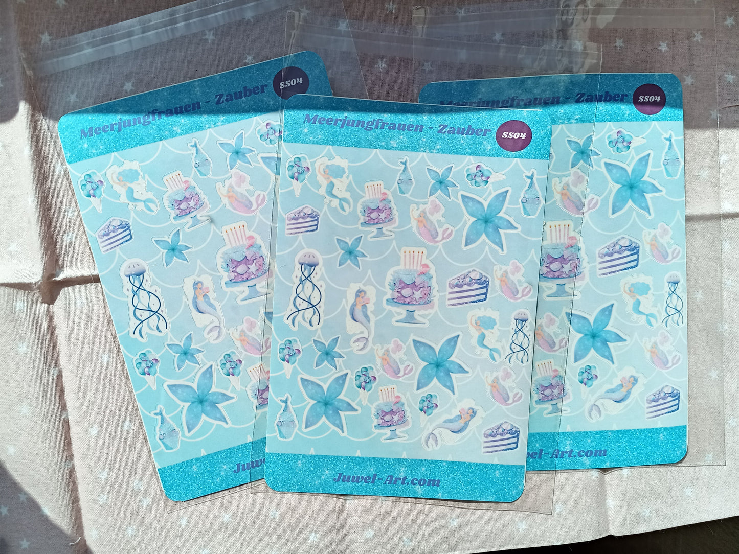 Stickersheets A6 - Meerjungfrau