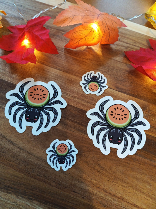 Melonen Spinne Sticker
