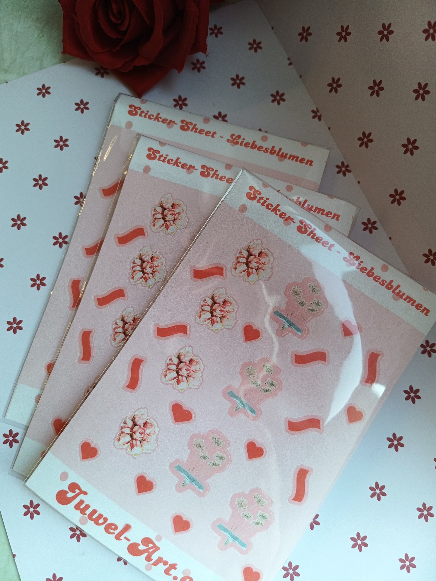 Sticker Sheets - Liebesblumen