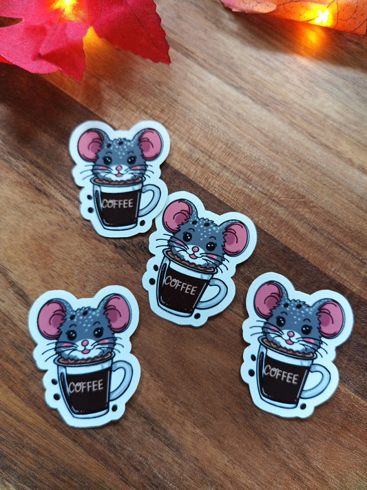 Kaffee Maus Sticker
