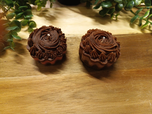 Muffin Kerze ohne Duft