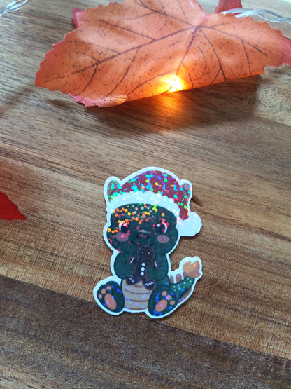 Drachen Lebkuchen Weihnacht Sticker