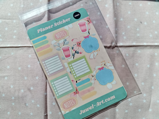A6 Stickersheets - Planer Sticker