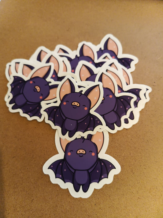 Sicker Die Cut Fledermaus