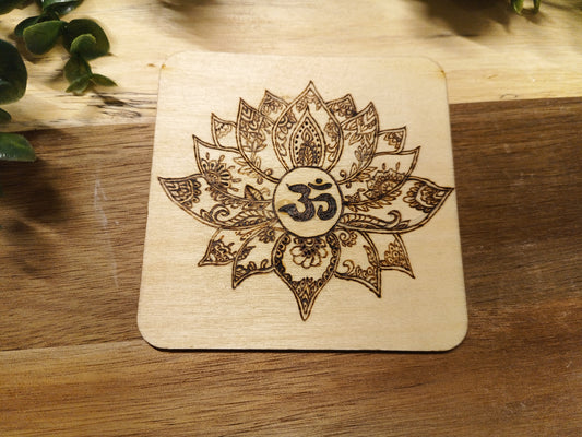 Holz Schild - Lotus Einzelstück