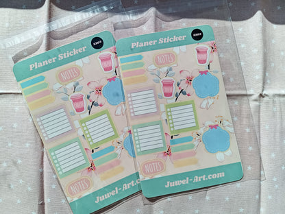 A6 Stickersheets - Planer Sticker