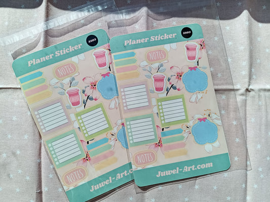 A6 Stickersheets - Planer Sticker